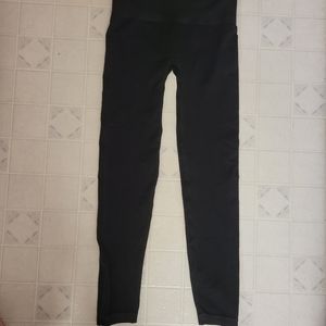 SPANX Black leggings size 1X with side zip…
